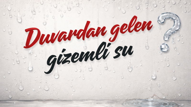 Duvardan gizemli su geliyor