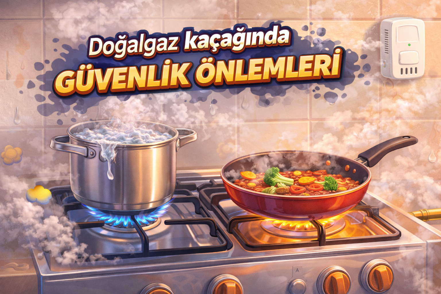 Doğalgaz kaçağına çözüm önerisi