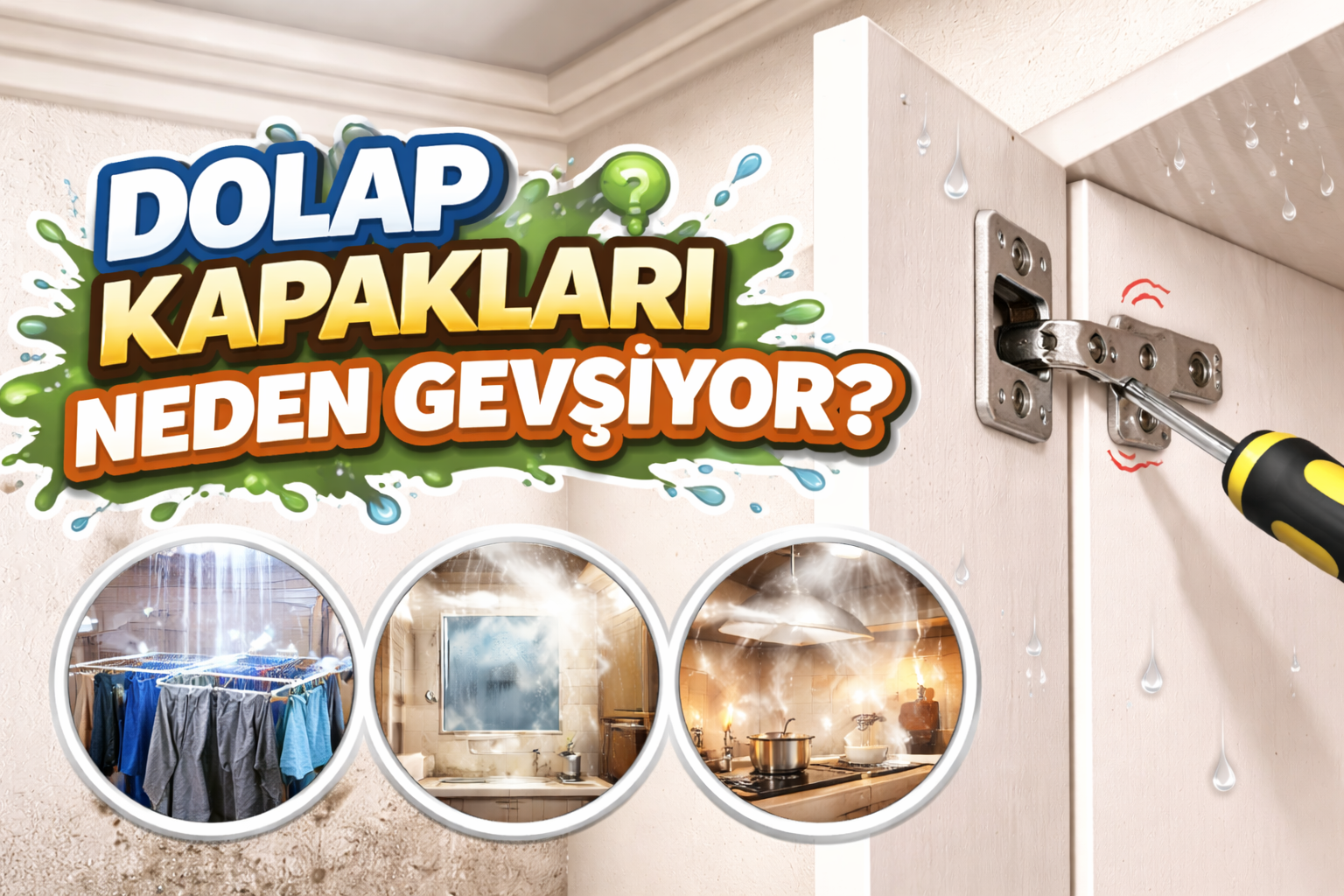 Dolap kapakları neden gevşiyor?