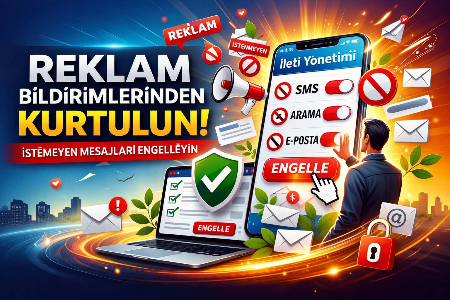 İstenmeyen mesajları nasıl engellerim?